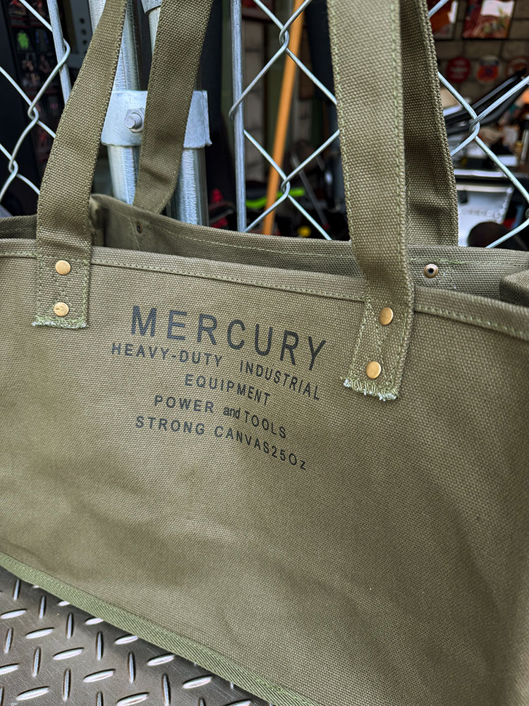 マーキュリー　ハードキャンバス　トートバッグ　5ポケット　（カーキ） ■ アメリカン雑貨 アメリカ雑貨 | MERCURY | 04