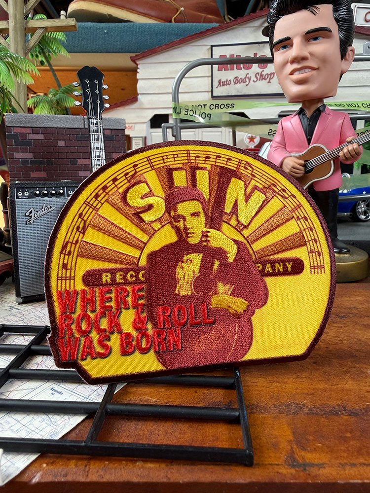 エルヴィス・プレスリー　オフィシャル　ワッペン　サンレコード　（Elvis Where R&R Was Born）　公式グッズ | 