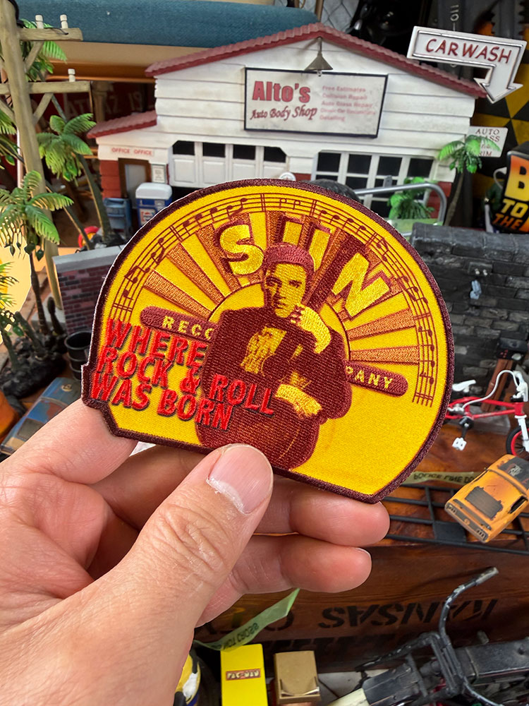 エルヴィス・プレスリー　オフィシャル　ワッペン　サンレコード　（Elvis Where R&R Was Born）　公式グッズ |  | 03