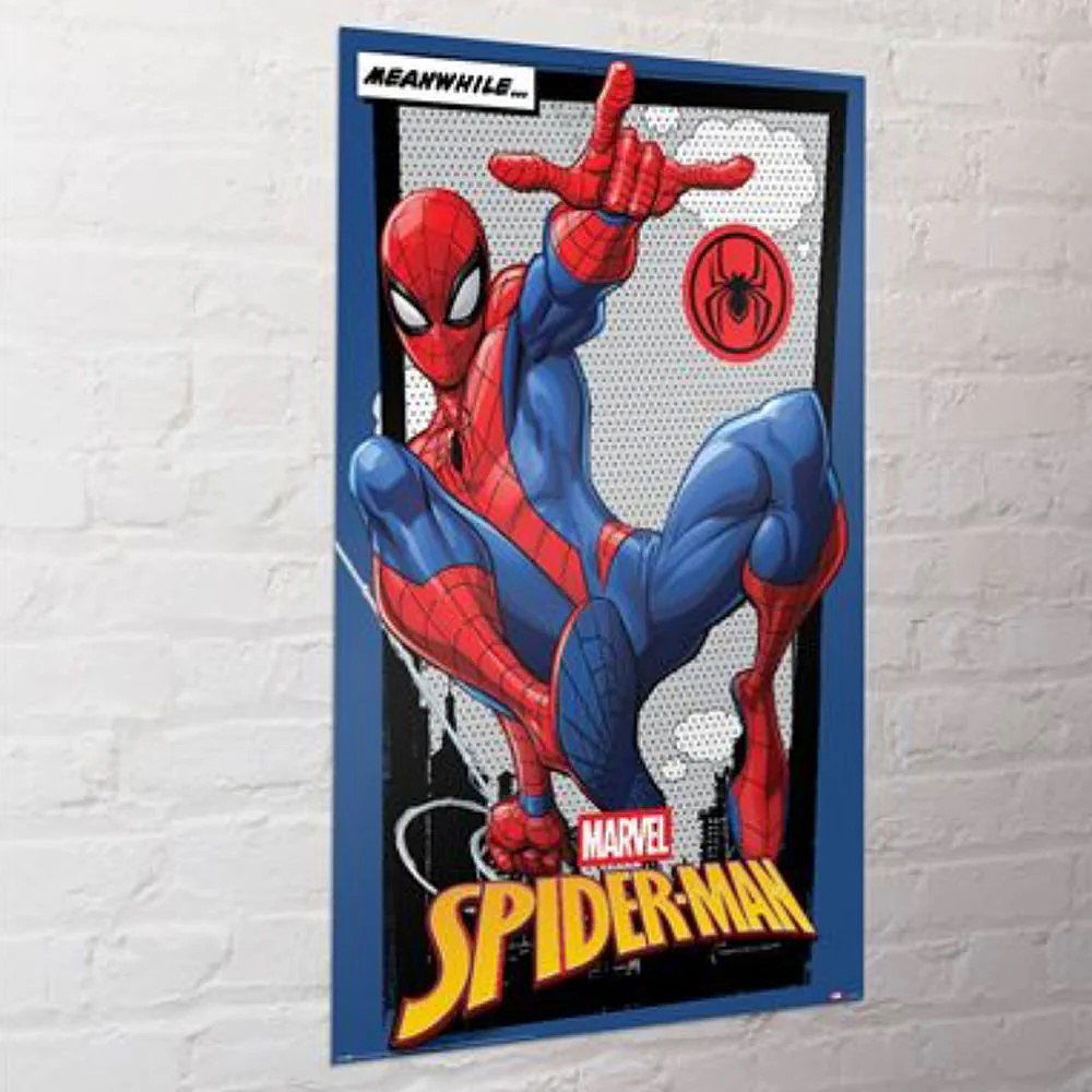 スパイダーマン　オフィシャル　ポスター　（MEANWHILE）　公式グッズ　※フレームは付属しません ■ アメリカン雑貨 アメリカ雑貨 |  | 02