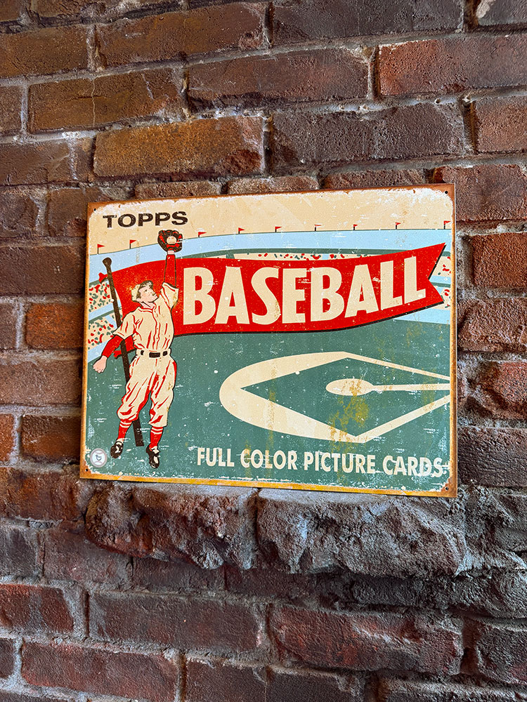 トップス　ベースボールカード　1954　ブリキ看板　■ アメリカン雑貨 アメリカ雑貨 |  | 05