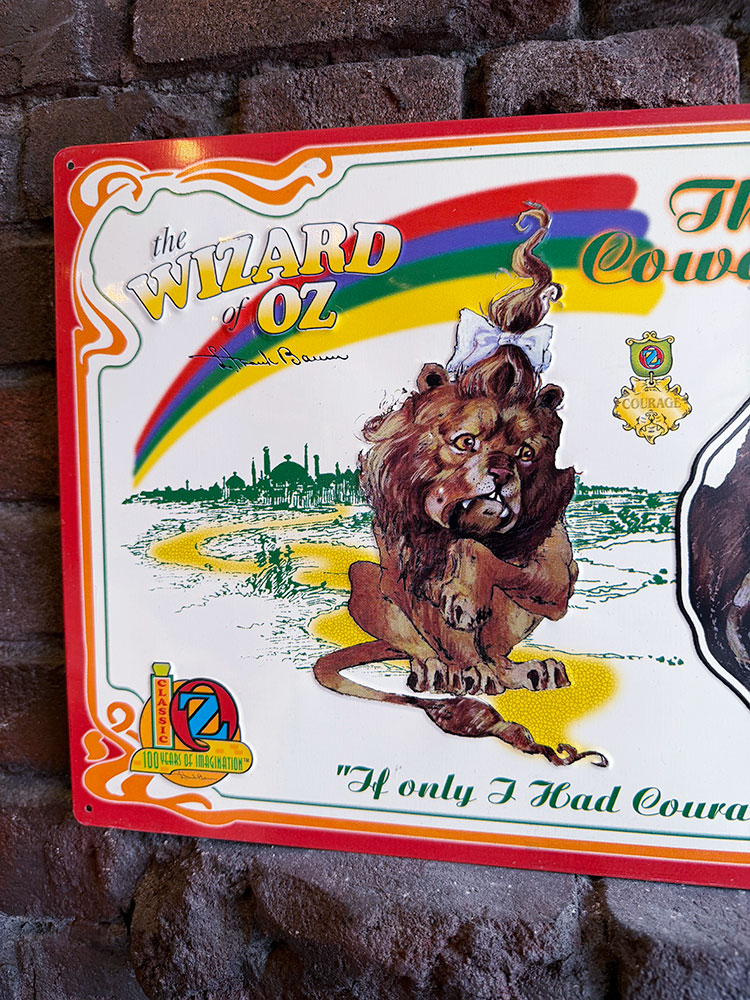 オズの魔法使い　臆病なライオン　ブリキ看板　■ アメリカン雑貨 アメリカ雑貨 | アメリカン レトロ | 01