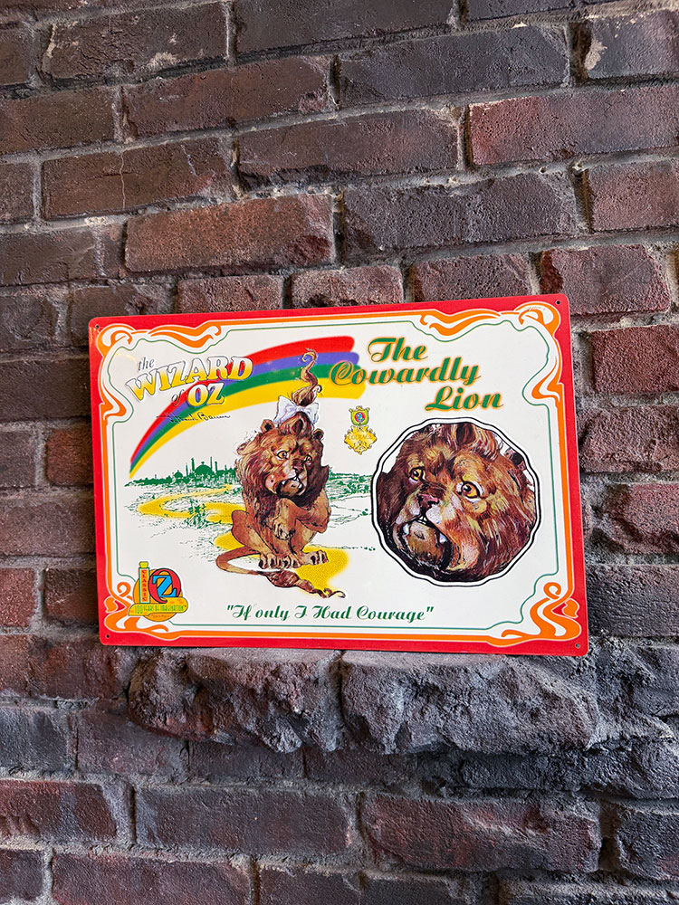 オズの魔法使い　臆病なライオン　ブリキ看板　■ アメリカン雑貨 アメリカ雑貨 | アメリカン レトロ | 04