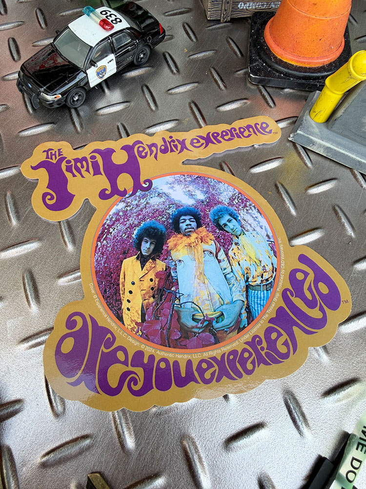 ジミ・ヘンドリックス　オフィシャル　ステッカー　（Are You Experienced） ■ アメリカン雑貨 アメリカ雑貨 | 