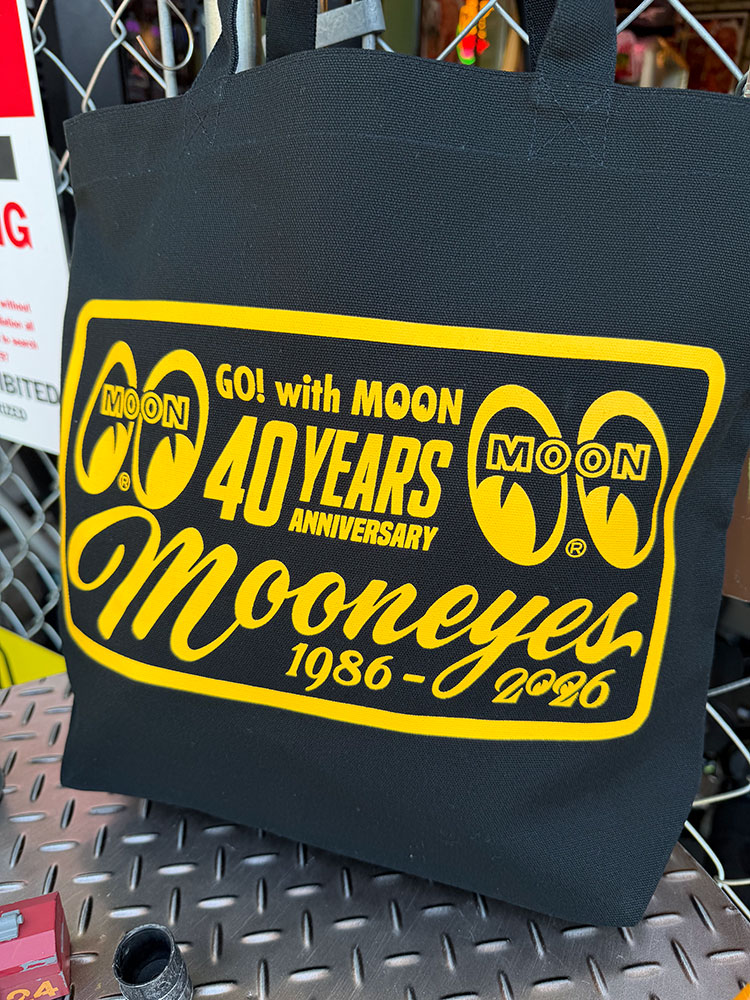 ムーンアイズ　40周年アニバーサリー　トートバック　（ブラック） ■ アメリカン雑貨 アメリカ雑貨 |  | 01