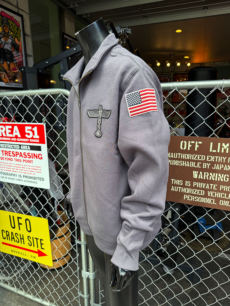 ボーイング　ヴィンテージロゴ　オフィシャル　フルジップ　スウェットシャツ　（グレー） ■ アメリカン雑貨 アメリカ雑貨 |  | 02
