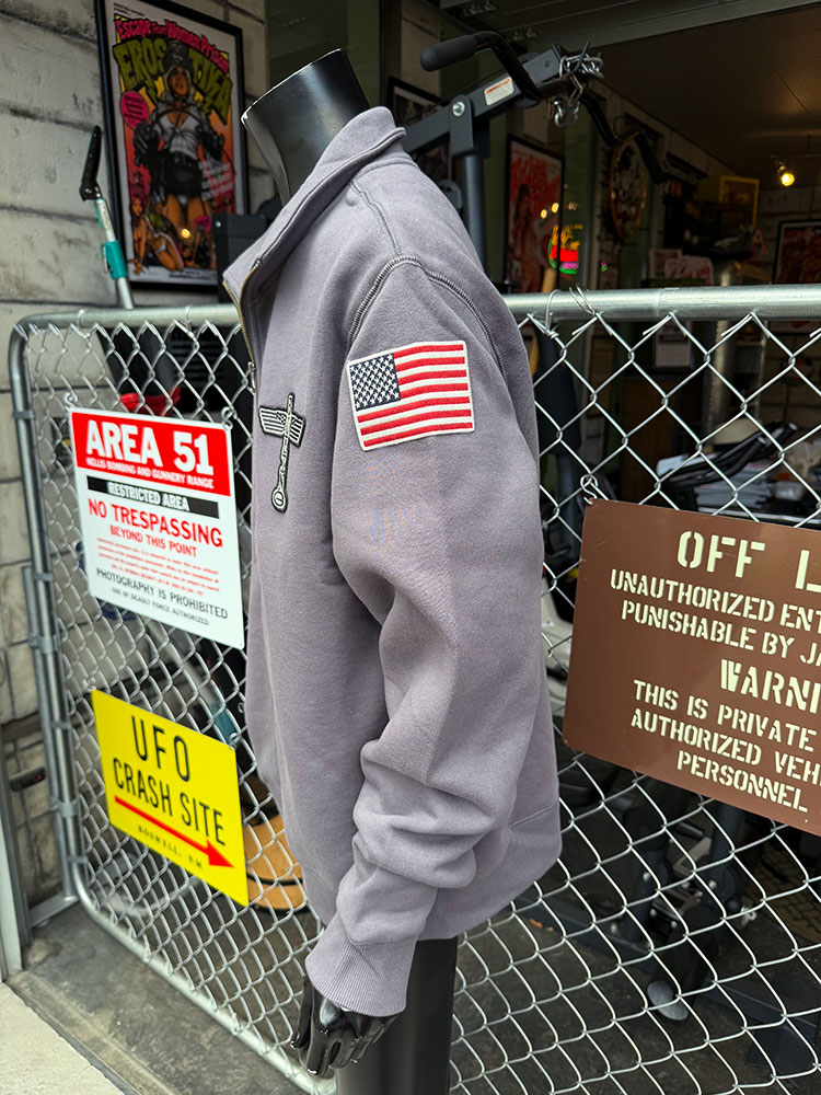 ボーイング　ヴィンテージロゴ　オフィシャル　フルジップ　スウェットシャツ　（グレー） ■ アメリカン雑貨 アメリカ雑貨 |  | 04