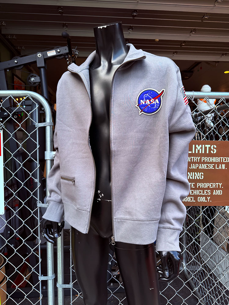 NASA　ロケットサイエンティスト　オフィシャル　フルジップ　スウェットシャツ　（グレー） ■ アメリカン雑貨 アメリカ雑貨 |  | 09