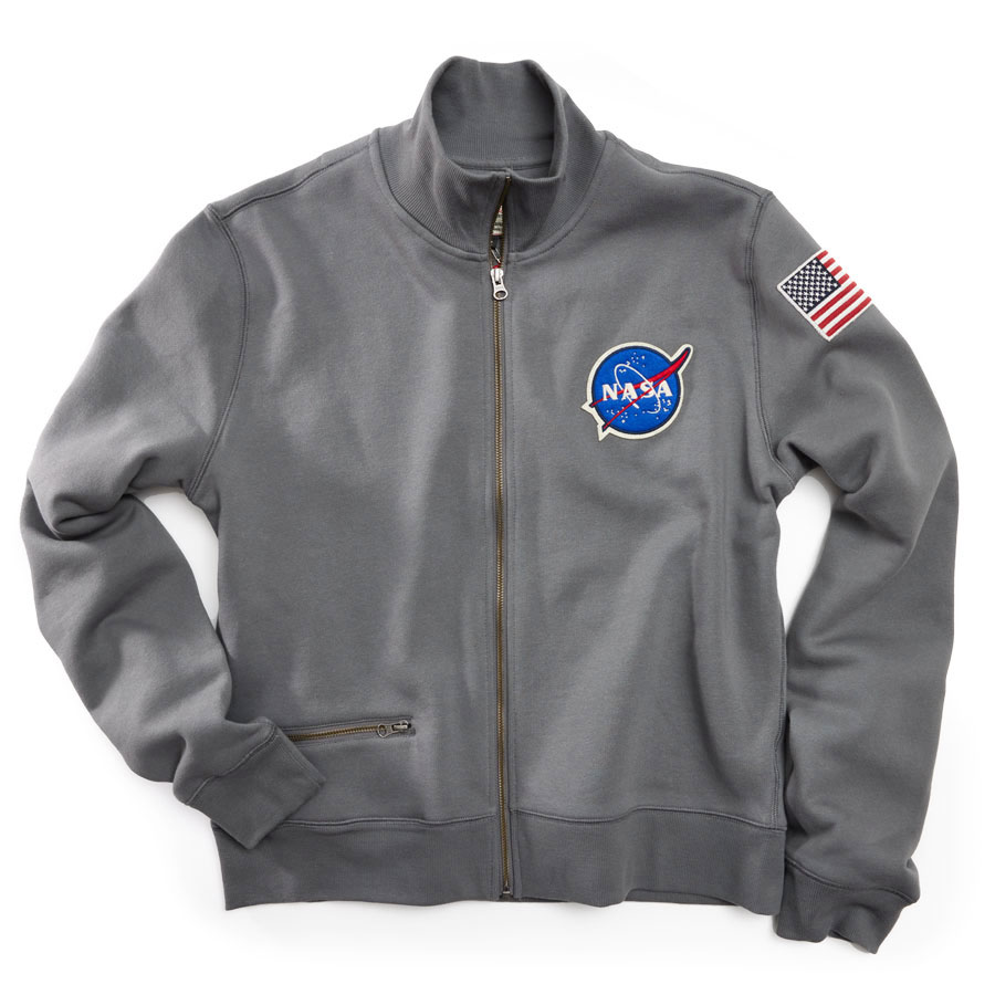 NASA　ロケットサイエンティスト　オフィシャル　フルジップ　スウェットシャツ　（グレー） ■ アメリカン雑貨 アメリカ雑貨 |  | 11