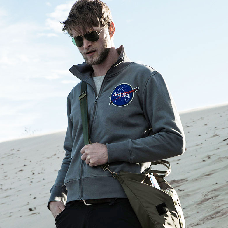 NASA　ロケットサイエンティスト　オフィシャル　フルジップ　スウェットシャツ　（グレー） ■ アメリカン雑貨 アメリカ雑貨 |  | 12