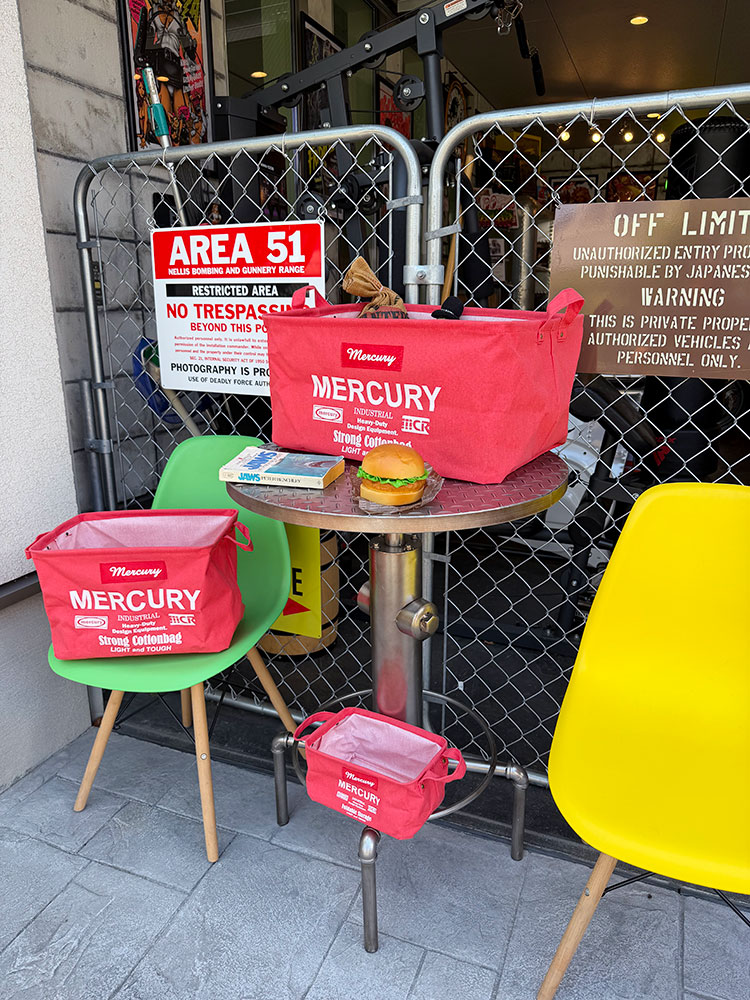 MERCURY（マーキュリー） キャンバス レクタングルボックス Lサイズ