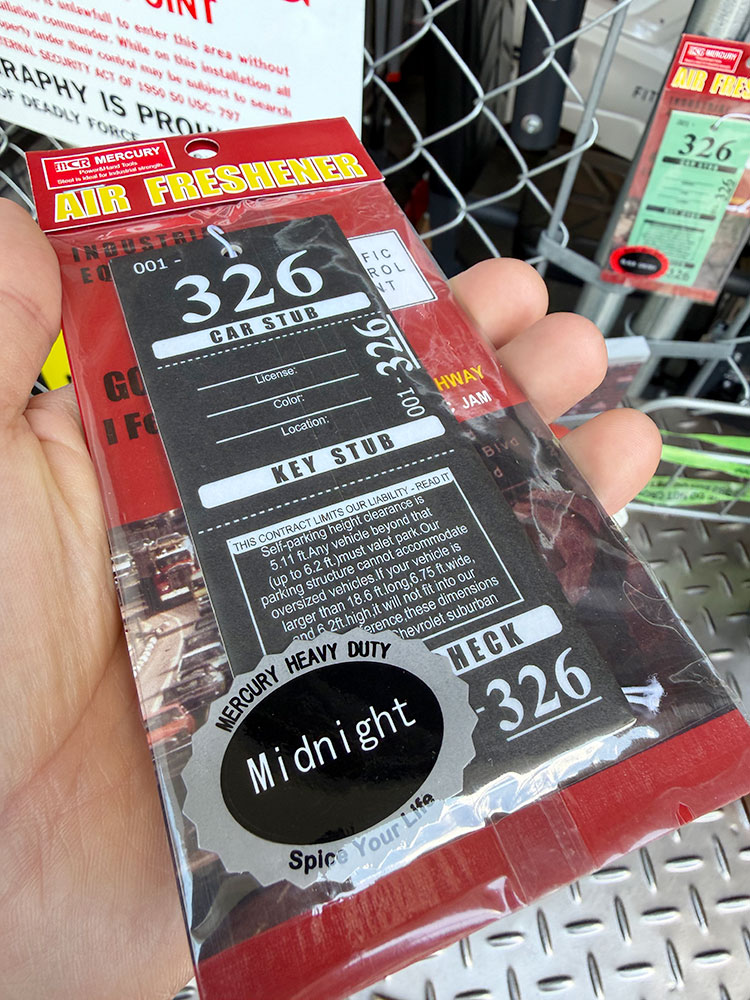 マーキュリー　エアーフレッシュナー　（ミッドナイトの香り/ブラック） ■ アメリカン雑貨 アメリカ雑貨 | MERCURY | 01