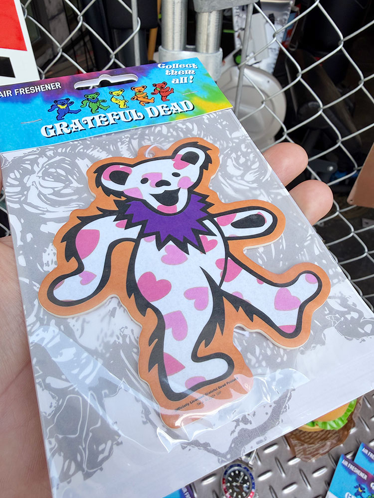 グレイトフルデッド　ダンシングベア　エアーフレッシュナー　（ストロベリークリームの香り/ハート） ■ アメリカン雑貨 アメリカ雑貨 |  | 01