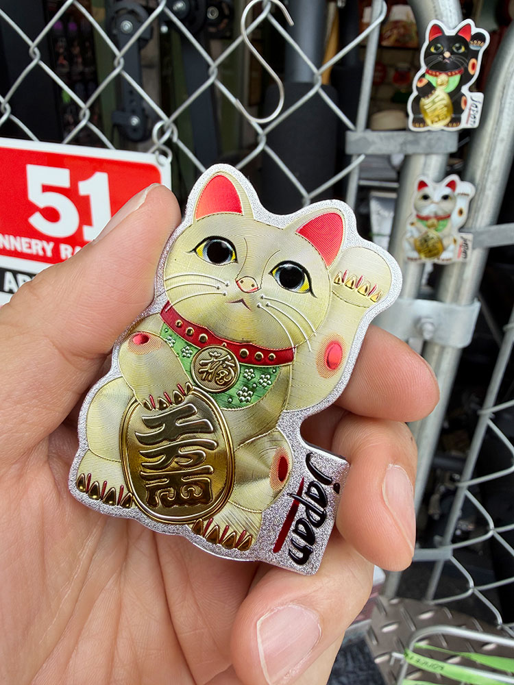 招き猫　マグネット　（3色セット）　縁起物　招福万来　千客万来 ■ アメリカン雑貨 アメリカ雑貨 |  | 01