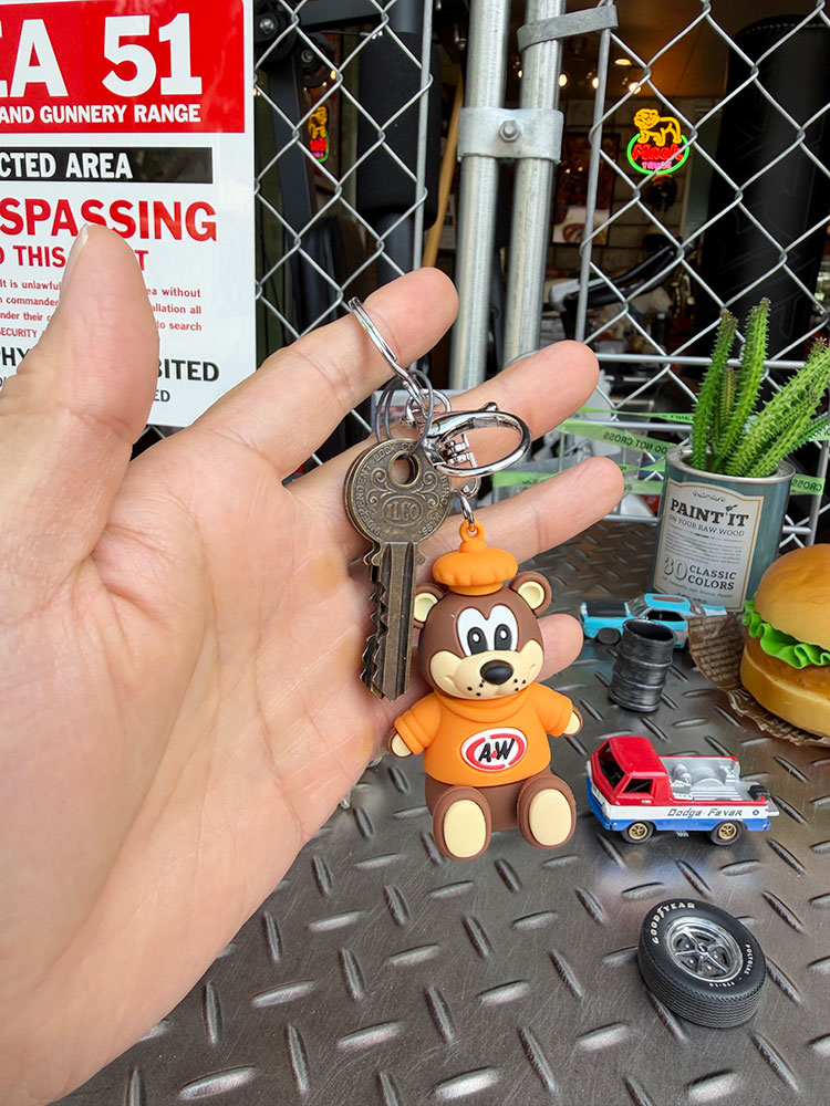 A&W　ルートベア　PVC　3Dフィギュア　キーホルダー ■ アメリカン雑貨 アメリカ雑貨 |  | 01