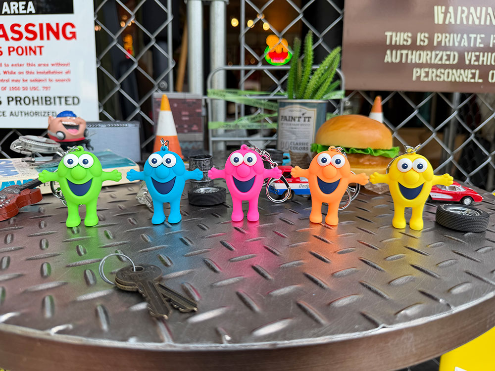 ミスターバブル　PVC　3Dフィギュア　キーホルダー　（全5色セット） ■ アメリカン雑貨 アメリカ雑貨 | 