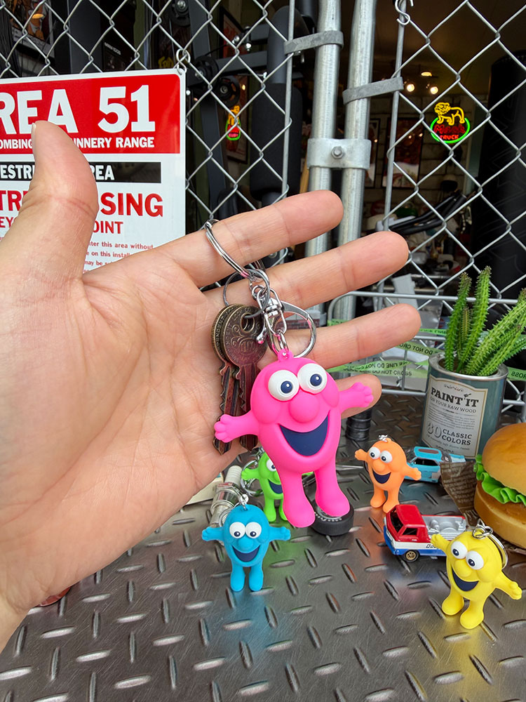 ミスターバブル　PVC　3Dフィギュア　キーホルダー　（ピンク）　単品 ■ アメリカン雑貨 アメリカ雑貨 |  | 02