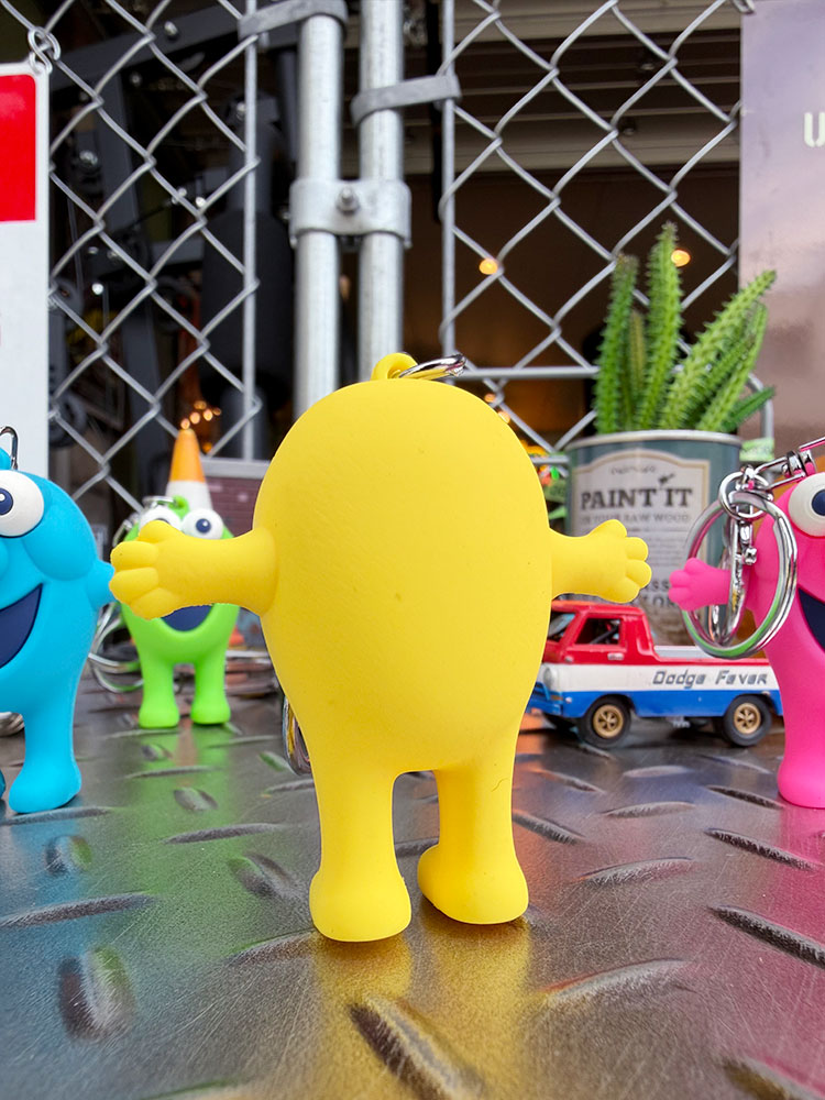 ミスターバブル　PVC　3Dフィギュア　キーホルダー　（イエロー）　単品 ■ アメリカン雑貨 アメリカ雑貨 |  | 01