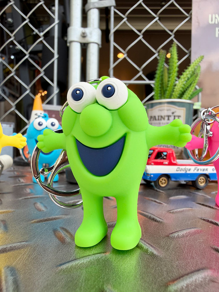 ミスターバブル　PVC　3Dフィギュア　キーホルダー　（グリーン）　単品 ■ アメリカン雑貨 アメリカ雑貨 | 