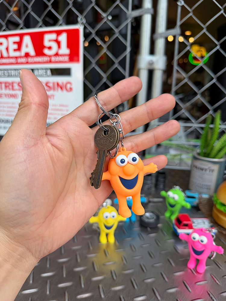 ミスターバブル　PVC　3Dフィギュア　キーホルダー　（オレンジ）　単品 ■ アメリカン雑貨 アメリカ雑貨 |  | 02