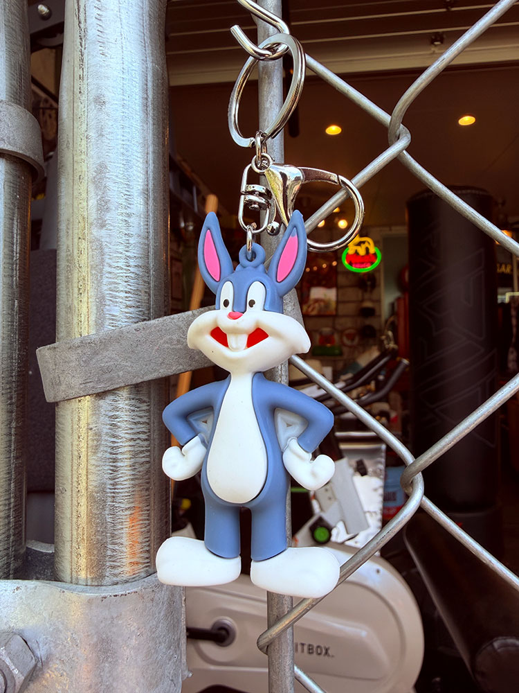 バッグスバニー　PVC　フィギュアキーホルダー ■ アメリカン雑貨 アメリカ雑貨 | 