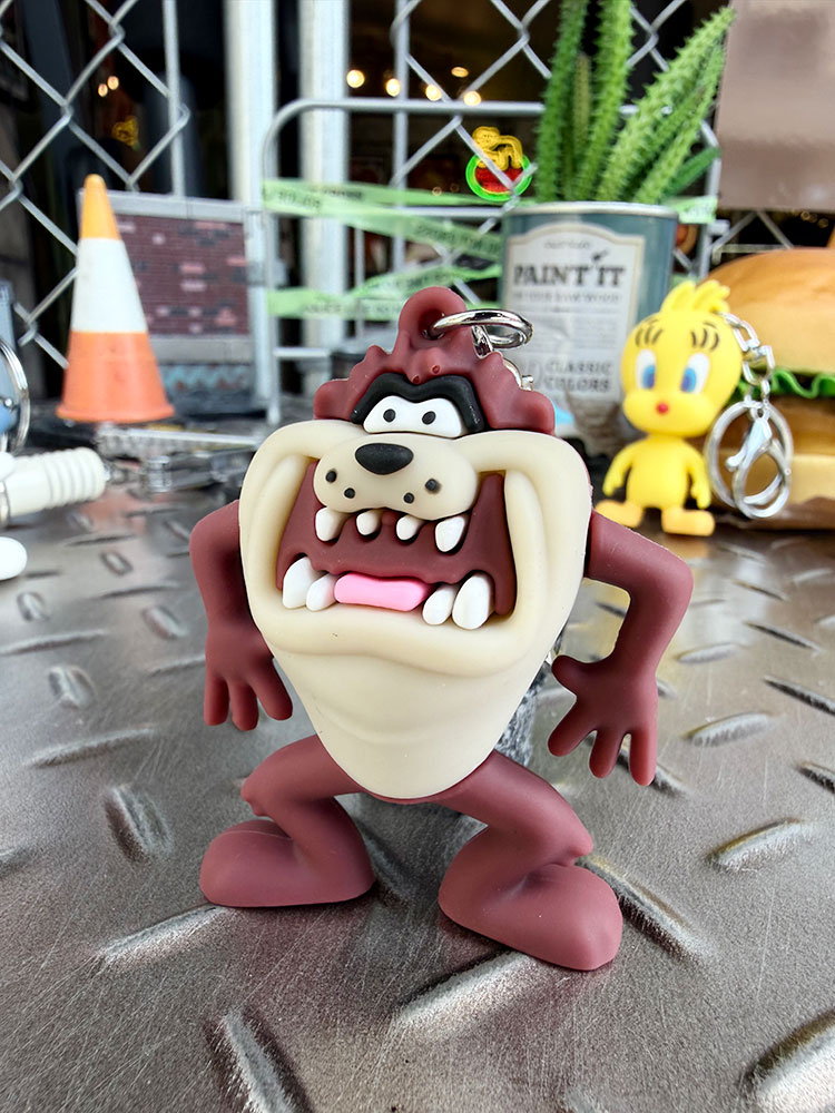タズマニアンデビル＆トゥイーティー　PVC　フィギュアキーホルダー　（2個セット） ■ アメリカン雑貨 アメリカ雑貨 |  | 04