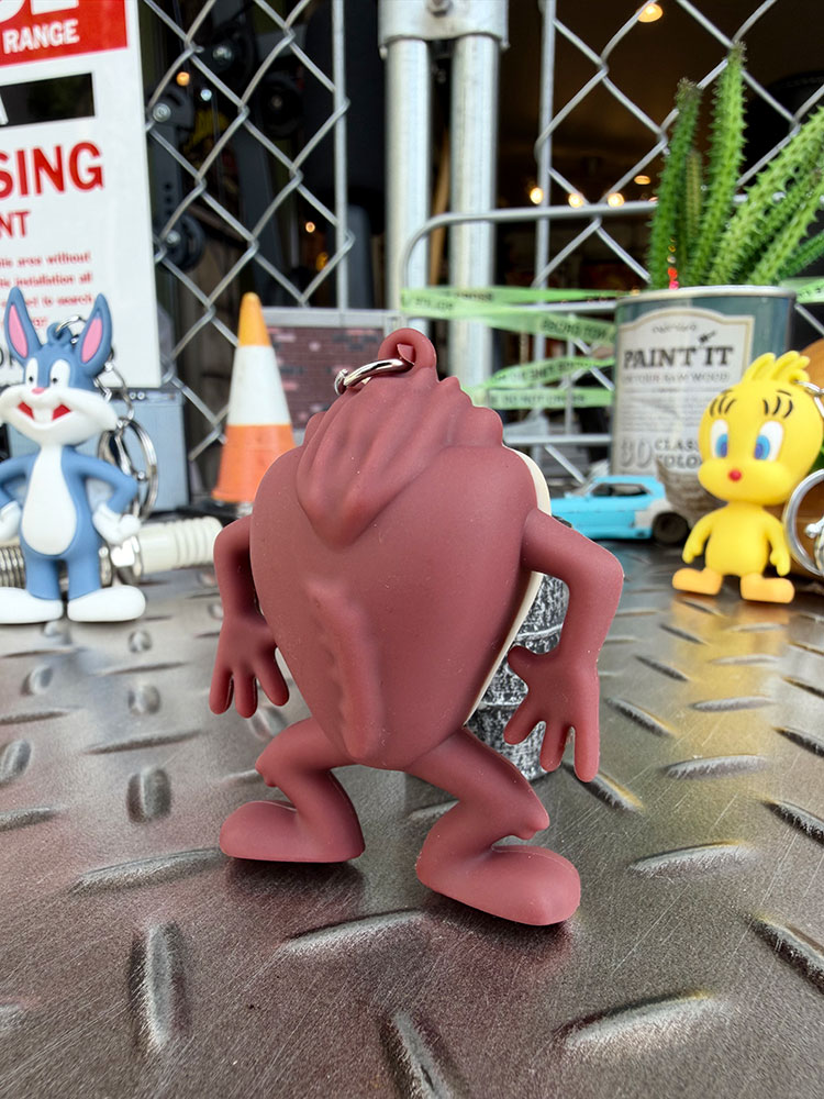 タズマニアンデビル＆トゥイーティー　PVC　フィギュアキーホルダー　（2個セット） ■ アメリカン雑貨 アメリカ雑貨 |  | 05