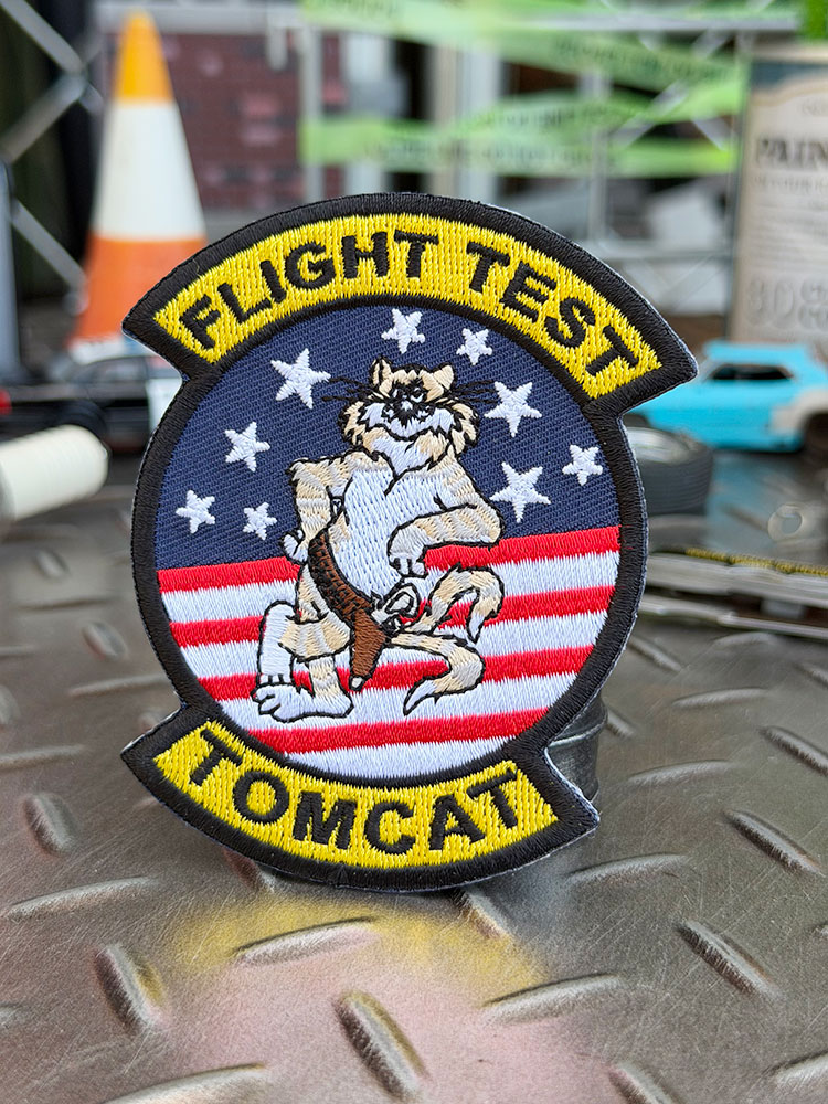 F-14　トムキャット　ミリタリーワッペン　（FLIGHT TEST） ■ アメリカン雑貨 アメリカ雑貨 | 