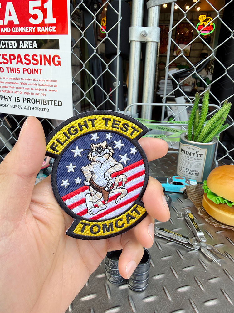 F-14　トムキャット　ミリタリーワッペン　（FLIGHT TEST） ■ アメリカン雑貨 アメリカ雑貨 |  | 01