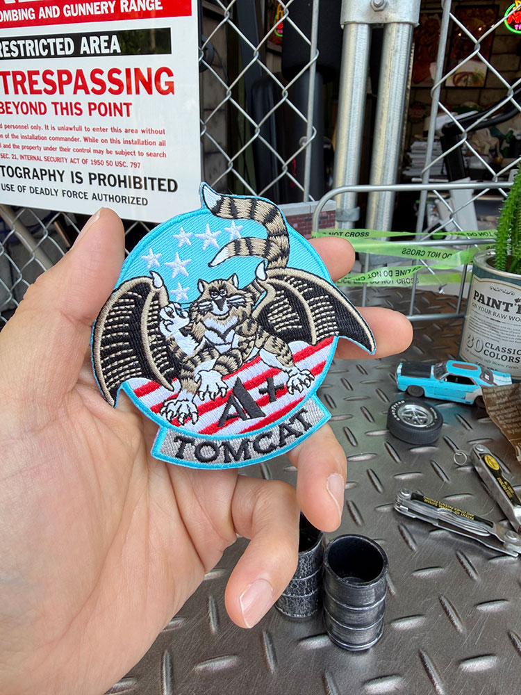 F-14　トムキャット A+　ミリタリーワッペン　（ダイカット） ■ アメリカン雑貨 アメリカ雑貨 |  | 01