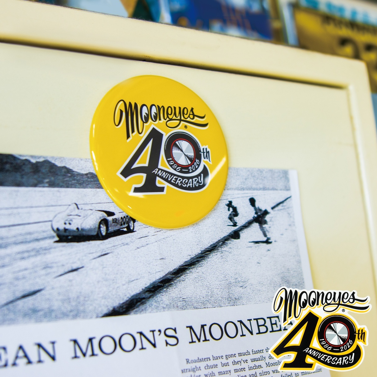 ムーンアイズ　40周年アニバーサリー　マグネット ■ アメリカ雑貨 アメリカン雑貨 |  | 04