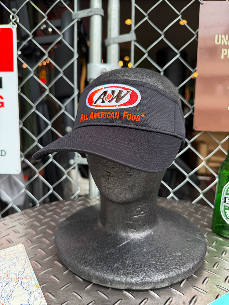 A&W　ブラックバイザー　サンバイザー ■ アメリカン雑貨 アメリカ雑貨 | 