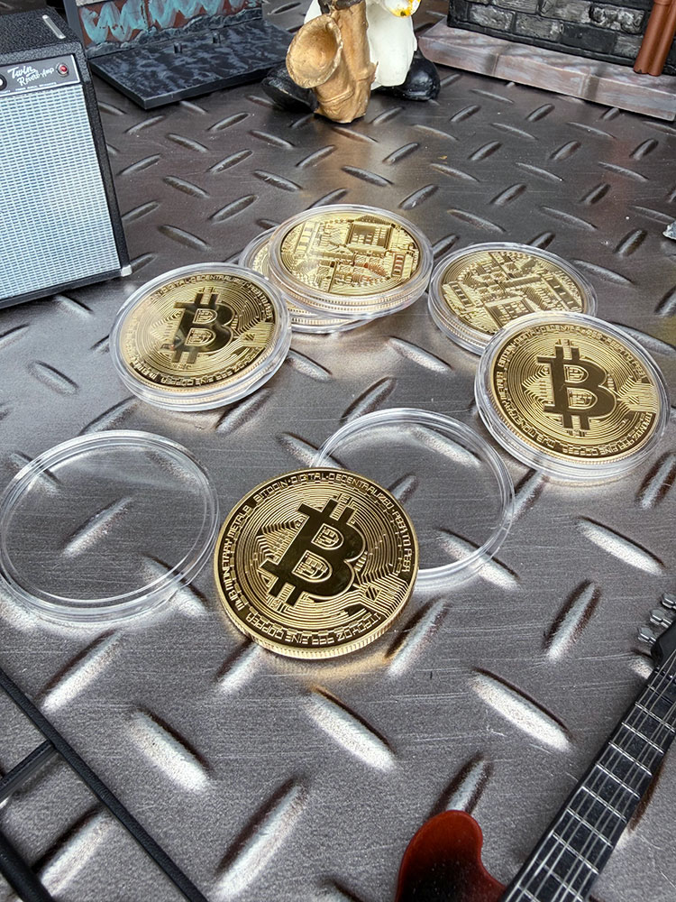 ビットコイン　BTC　なんちゃってメダル　Bitcoin ■ アメリカン雑貨 アメリカ雑貨 |  | 02