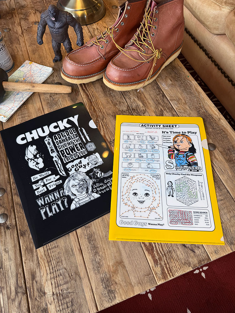映画　チャイルドプレイ　チャッキー　クリアファイル　A4サイズ　（2枚セット） ■ アメリカン雑貨 アメリカ雑貨 | 