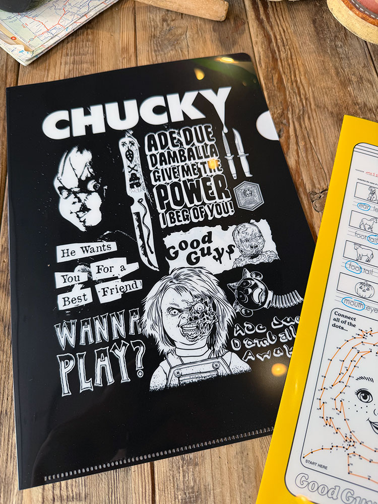 映画　チャイルドプレイ　チャッキー　クリアファイル　A4サイズ　（2枚セット） ■ アメリカン雑貨 アメリカ雑貨 |  | 01