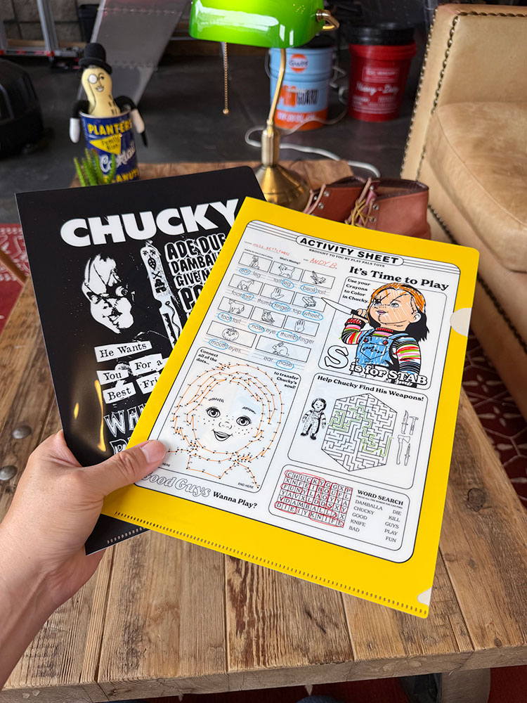 映画　チャイルドプレイ　チャッキー　クリアファイル　A4サイズ　（2枚セット） ■ アメリカン雑貨 アメリカ雑貨 |  | 04