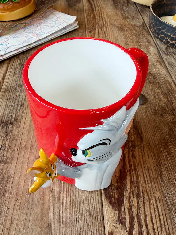 トムとジェリー　3Dマグカップ　（ピンチ）　350ml ■ アメリカン雑貨 アメリカ雑貨 |  | 03