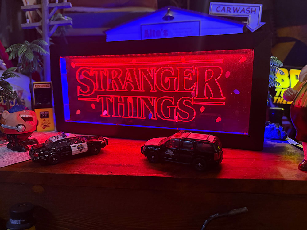 Netflixドラマ　ストレンジャーシングス　タイトルロゴ　ライトボックス ■ アメリカン雑貨 アメリカ雑貨 |  | 03