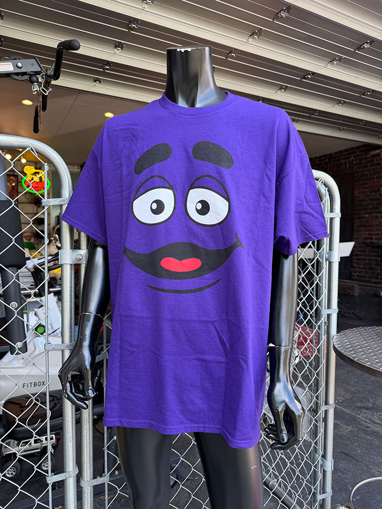 McDonald's 公式 グリマス Tシャツ XL 両面プリント マクドナルド グリマス オフィシャル Tシャツ （XLサイズ