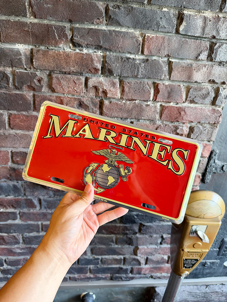 U.S.マリーン　エンブレム　オフィシャル　ライセンスプレート ■ アメリカン雑貨 アメリカ雑貨 |  | 03