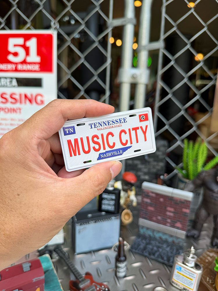 ナッシュビル　ミュージックシティ　ライセンスプレート　マグネット ■ アメリカン雑貨 アメリカ雑貨 |  | 01