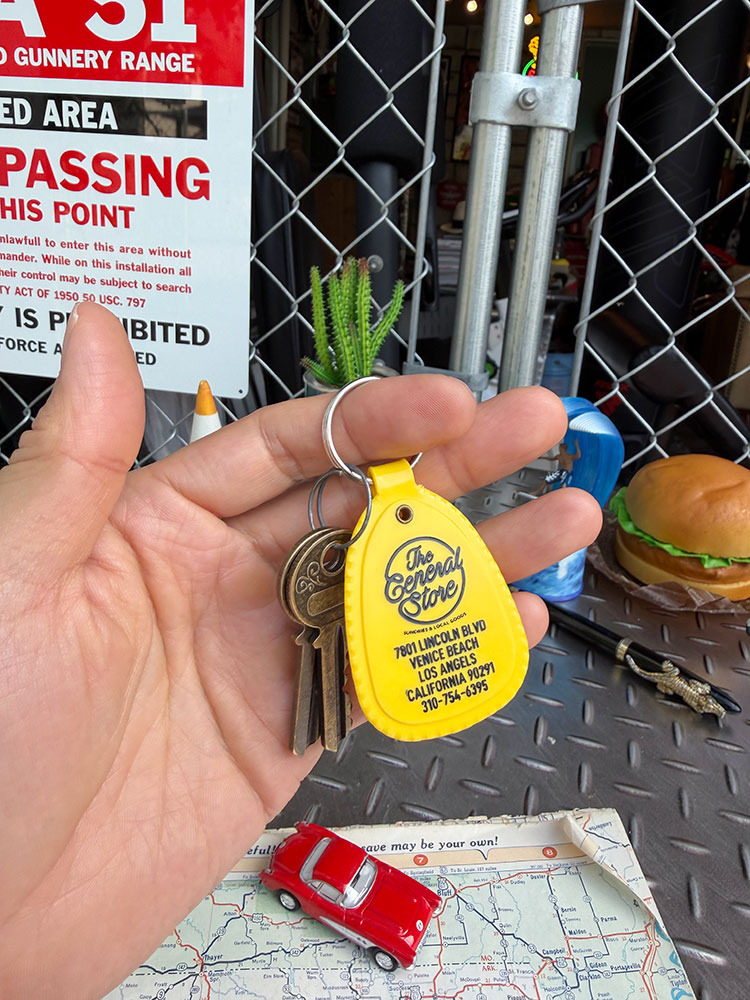 カリフォルニア　ジェネラルストア　アドバタイジング　キータグ　キーホルダー ■ アメリカン雑貨 アメリカ雑貨 |  | 02