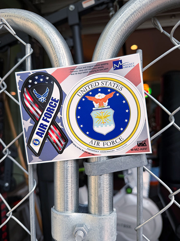 U.S.エアフォース　リボンマグネット　＆　エンブレム　マグネット　MADE IN U.S.A. ■ アメリカン雑貨 アメリカ雑貨 | 