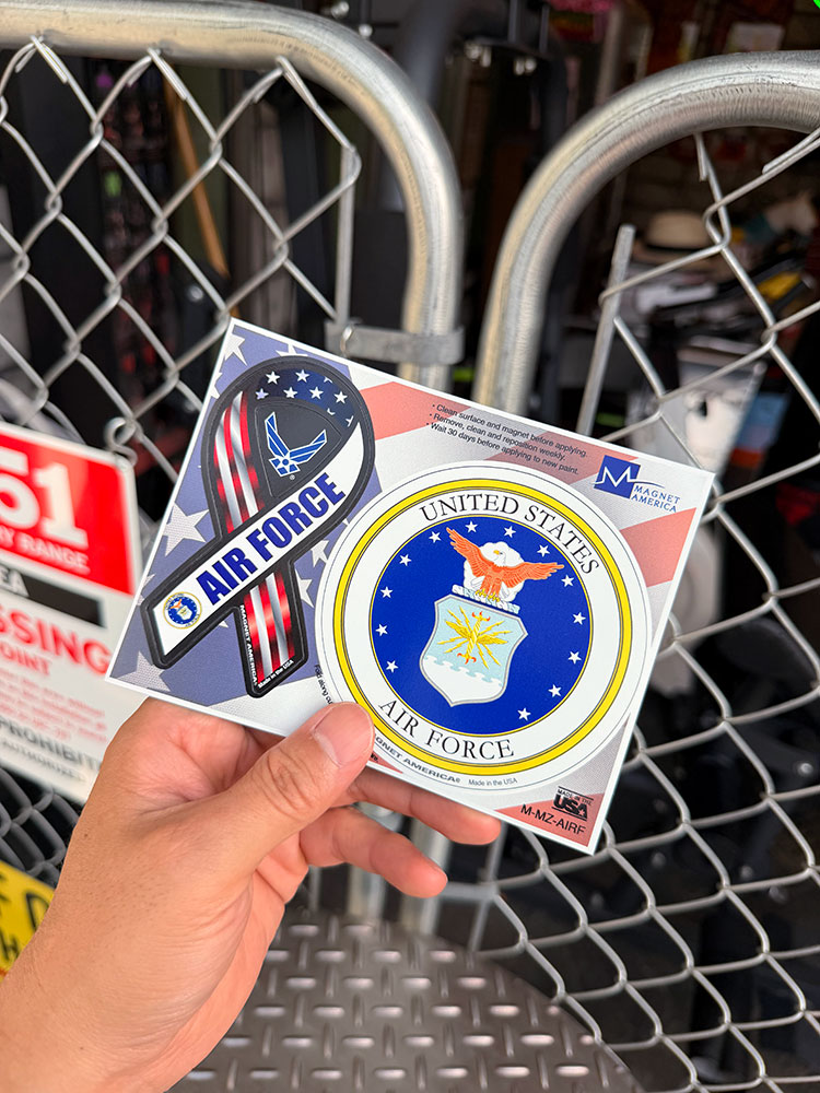 U.S.エアフォース　リボンマグネット　＆　エンブレム　マグネット　MADE IN U.S.A. ■ アメリカン雑貨 アメリカ雑貨 |  | 04