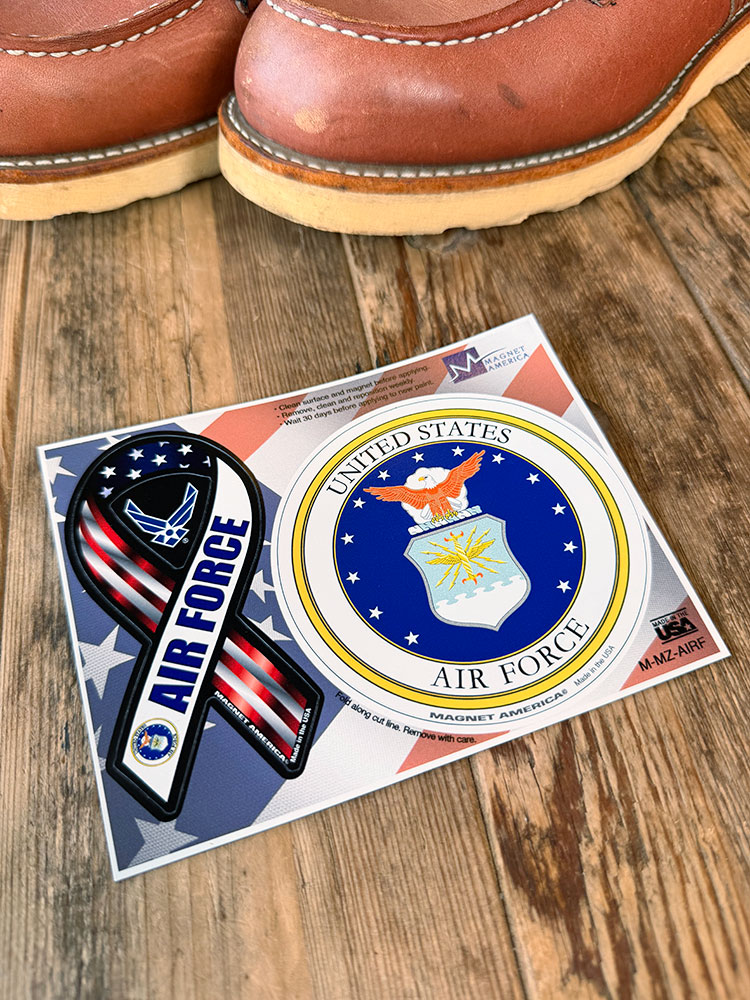 U.S.エアフォース　リボンマグネット　＆　エンブレム　マグネット　MADE IN U.S.A. ■ アメリカン雑貨 アメリカ雑貨 |  | 05