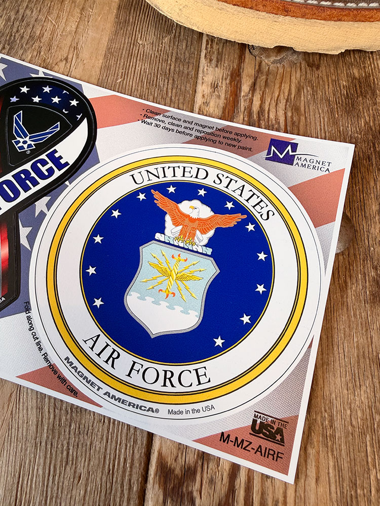 U.S.エアフォース　リボンマグネット　＆　エンブレム　マグネット　MADE IN U.S.A. ■ アメリカン雑貨 アメリカ雑貨 |  | 07