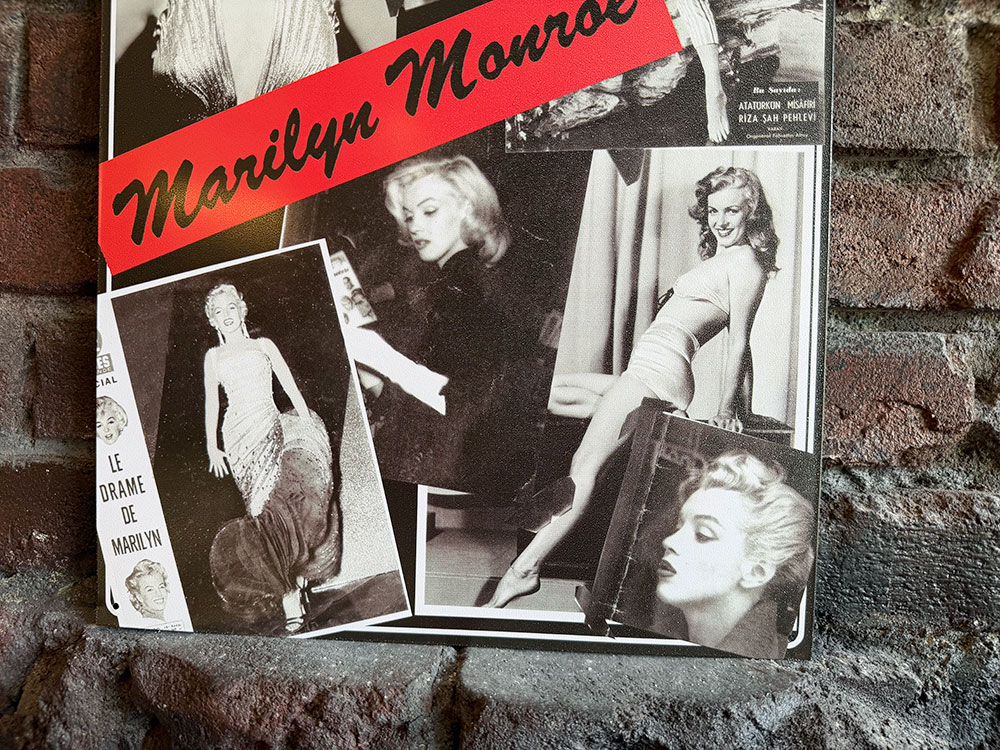 マリリン・モンロー　コラージュ　ブリキ看板　■ アメリカン雑貨 アメリカ雑貨 | マリリンモンロー | 02
