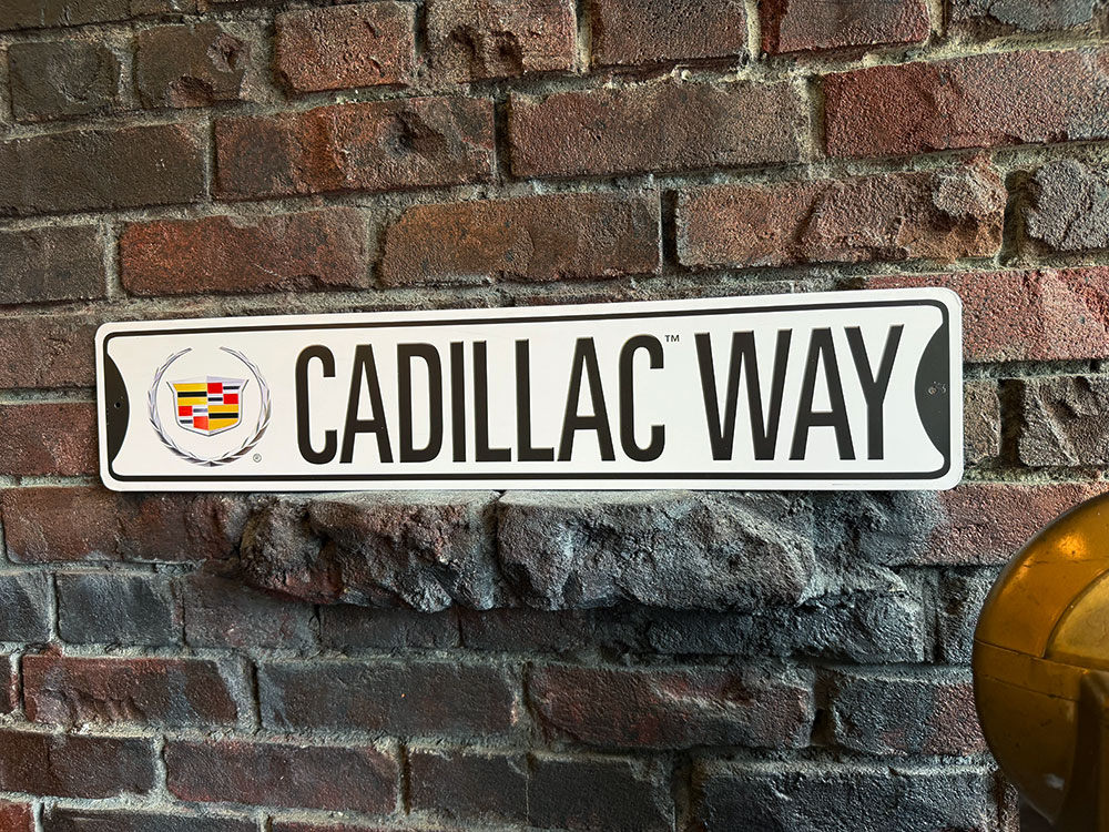 キャデラック　ストリートサイン　ブリキ看板　（CADILLAC WAY）　■ アメリカン雑貨 アメリカ雑貨 | アメリカン レトロ