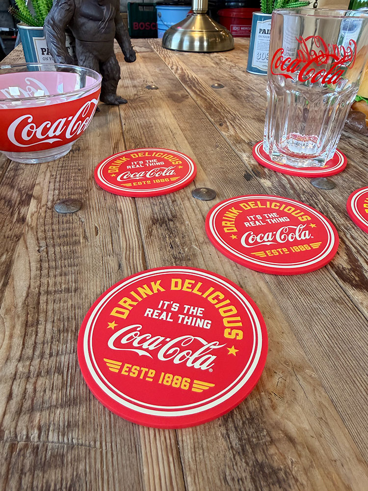 コカ・コーラ　アメリカーナ　シリコンコースター　単品 ■ アメリカン雑貨 アメリカ雑貨 | Coca Cola
