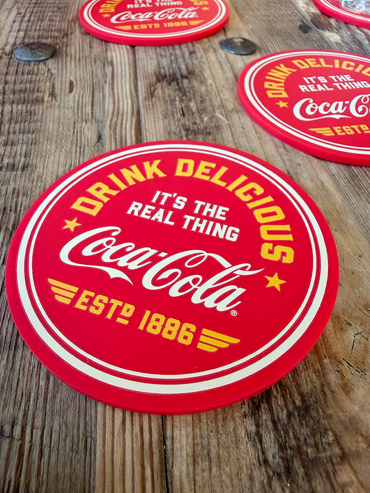 コカ・コーラ　アメリカーナ　シリコンコースター　単品 ■ アメリカン雑貨 アメリカ雑貨 | Coca Cola | 01